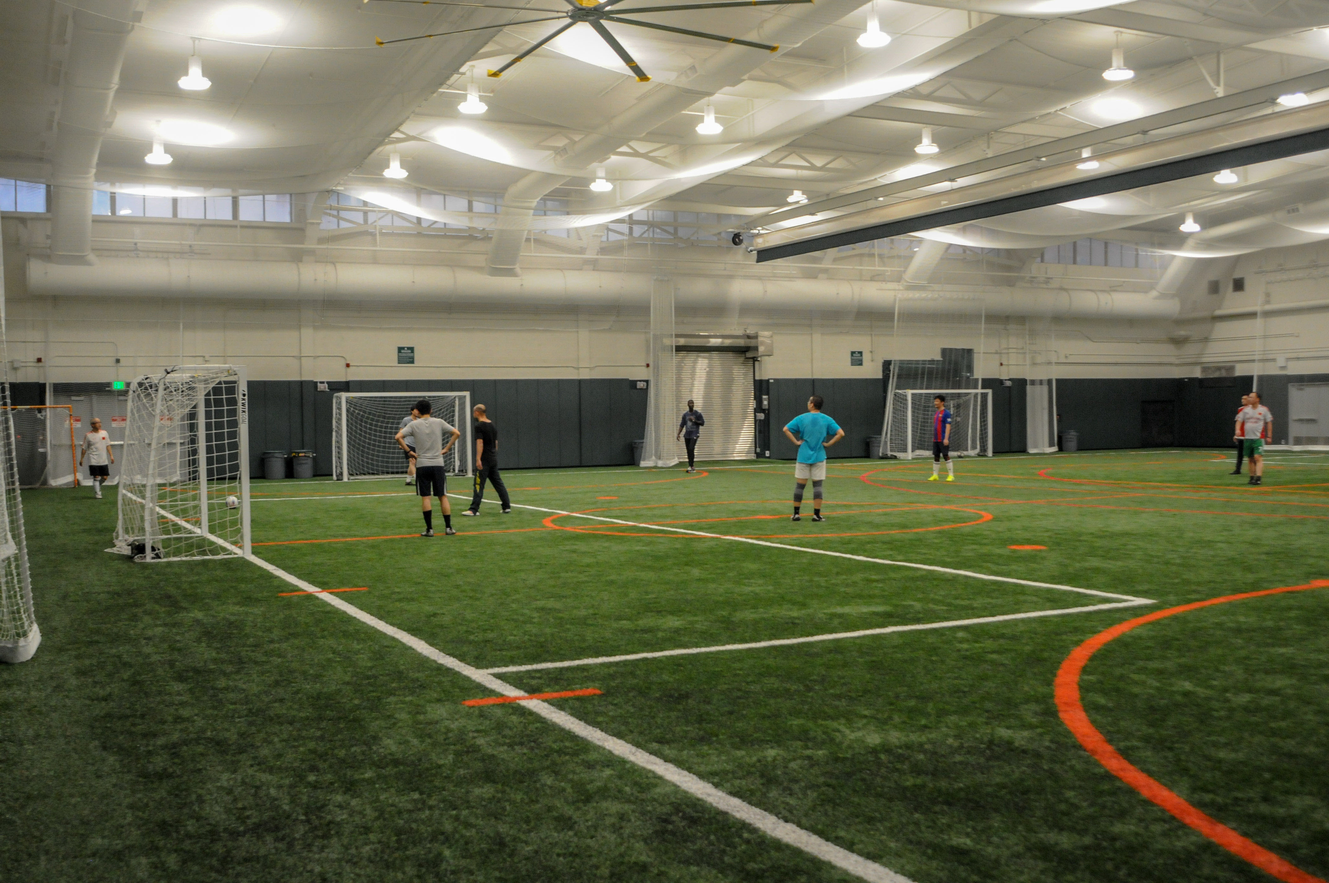 turf arena to play goal ball