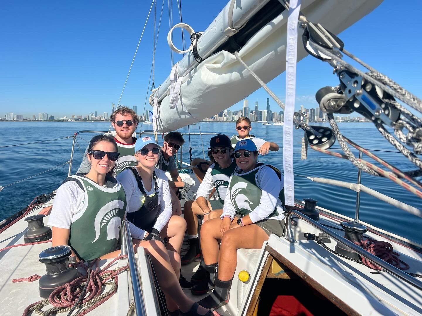 Team Photo on Boat 