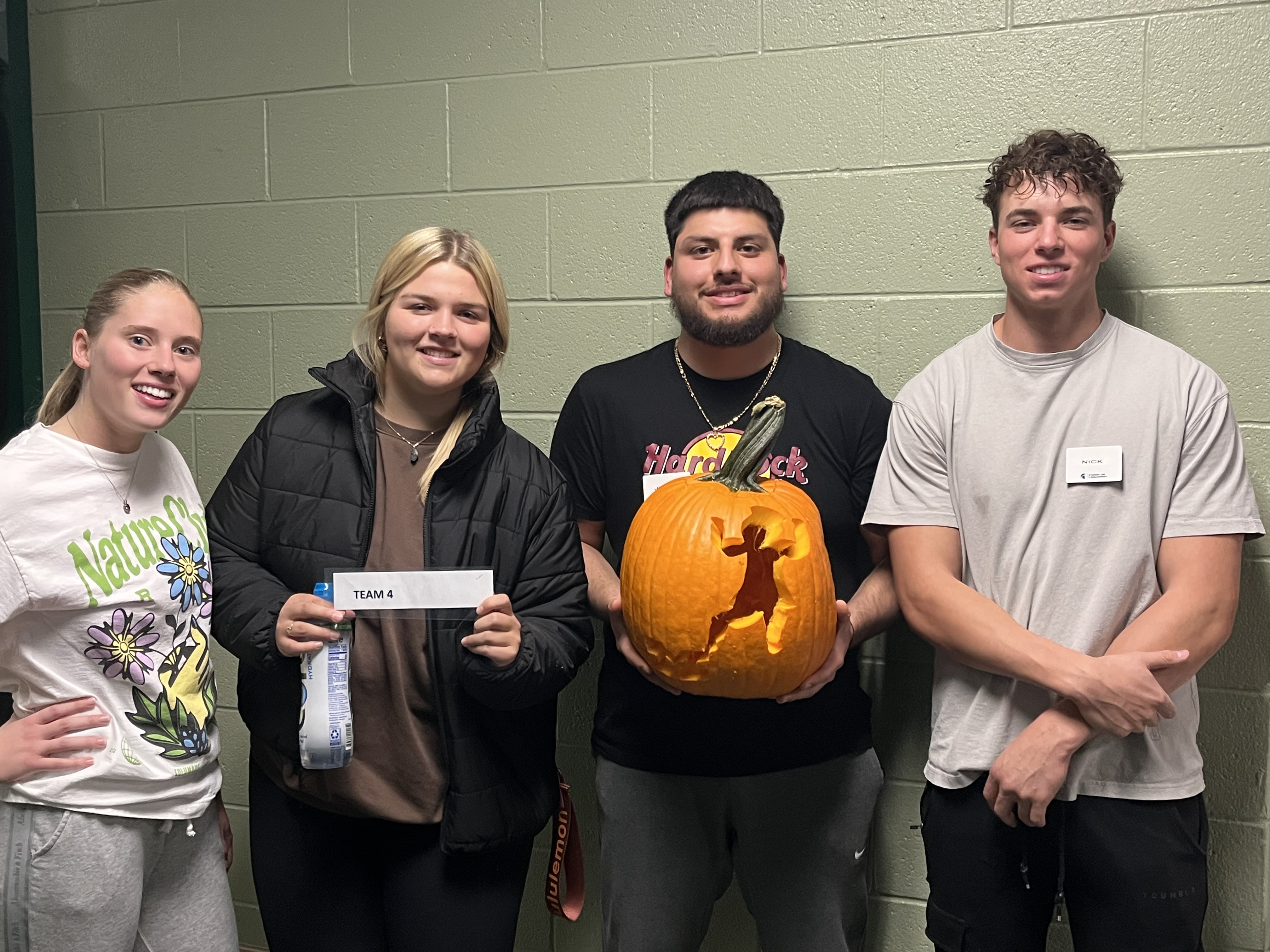 Pumpkin carving contest IM east