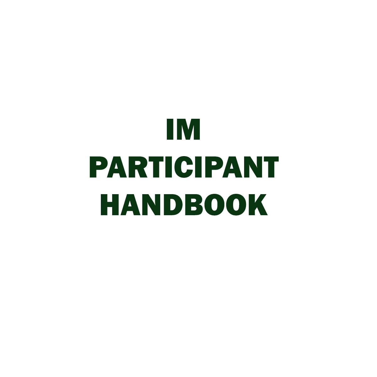 IM Handbook