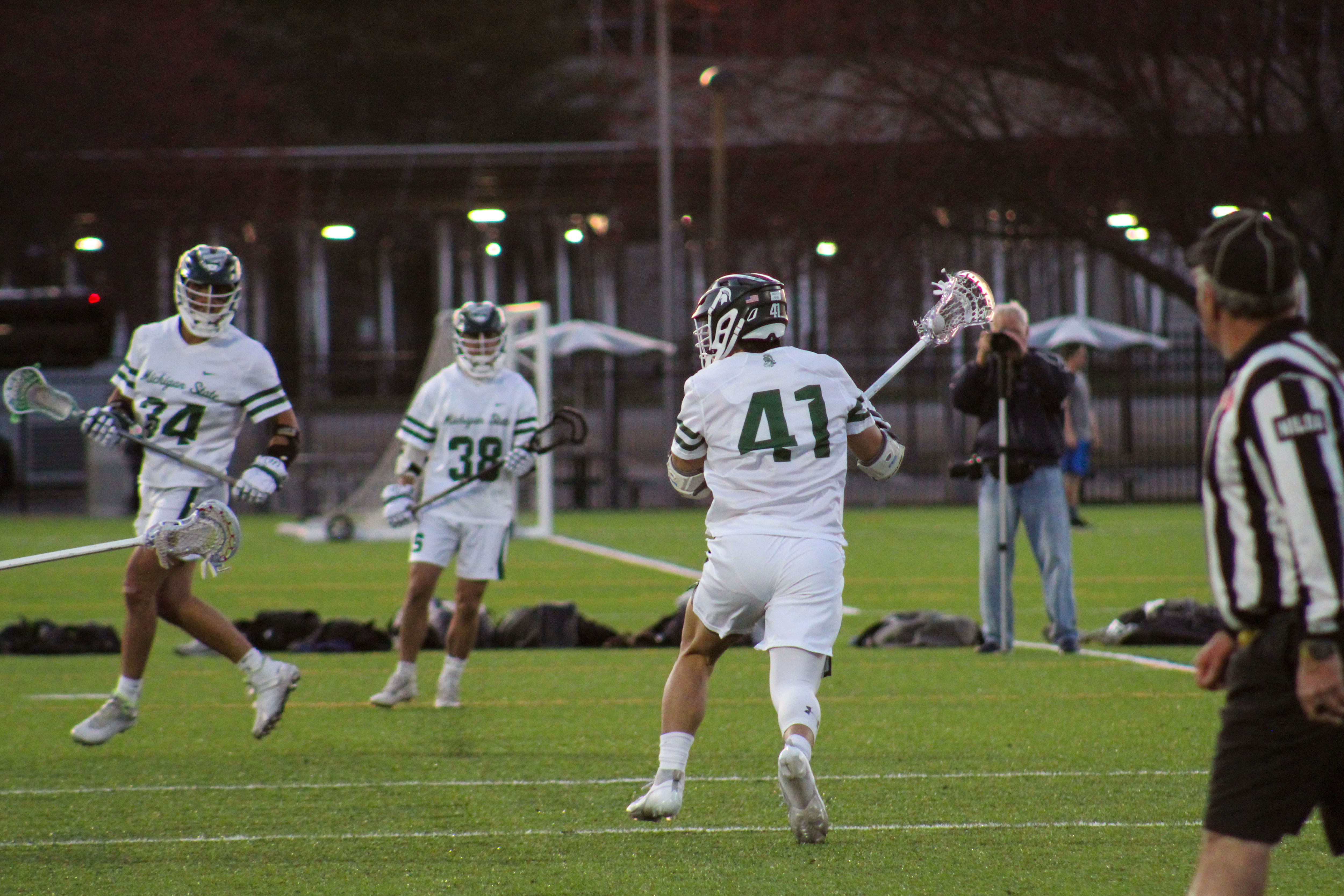 Mens Lacrosse Action Shot