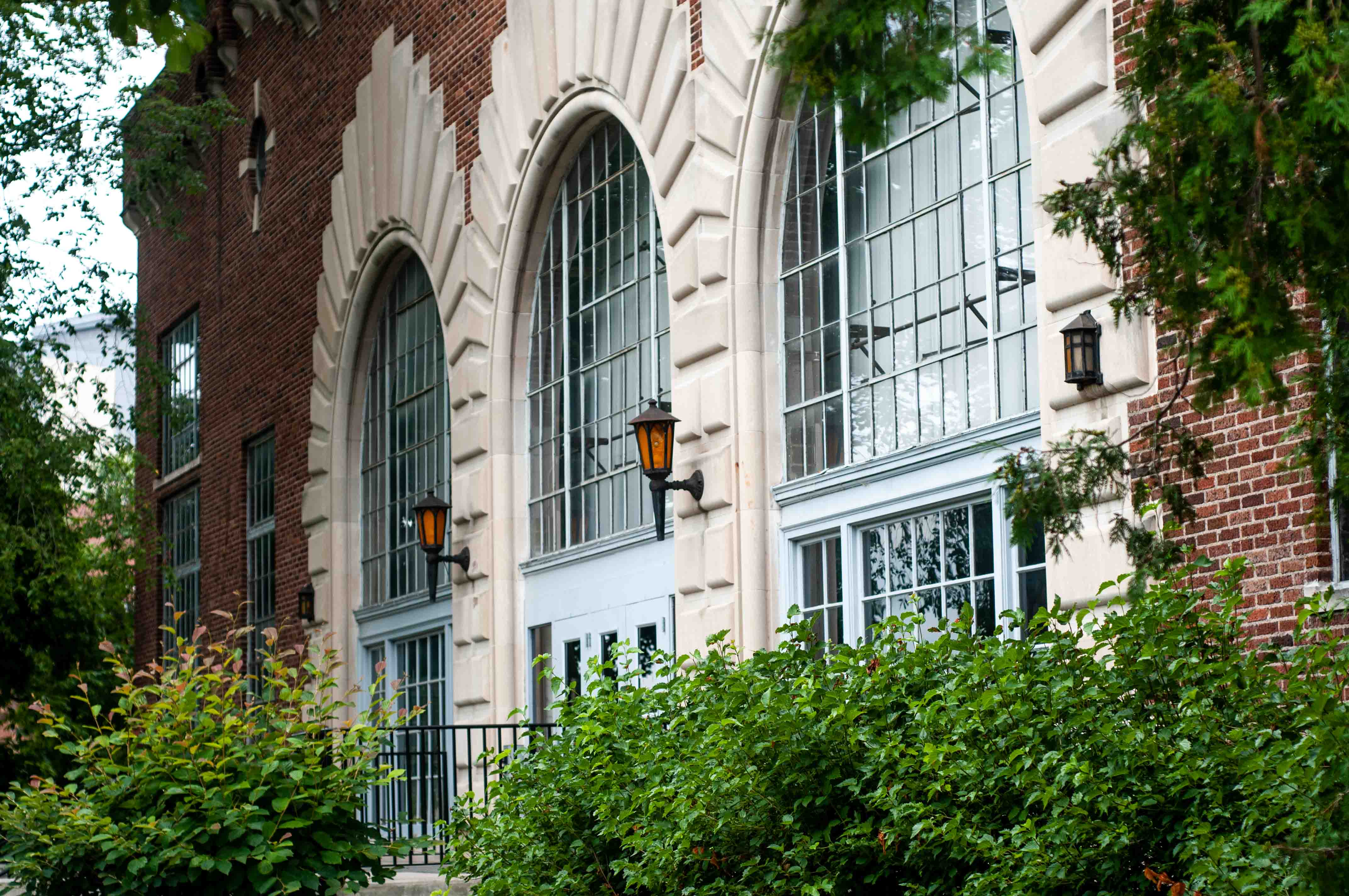 Building Front of Dem Hall 
