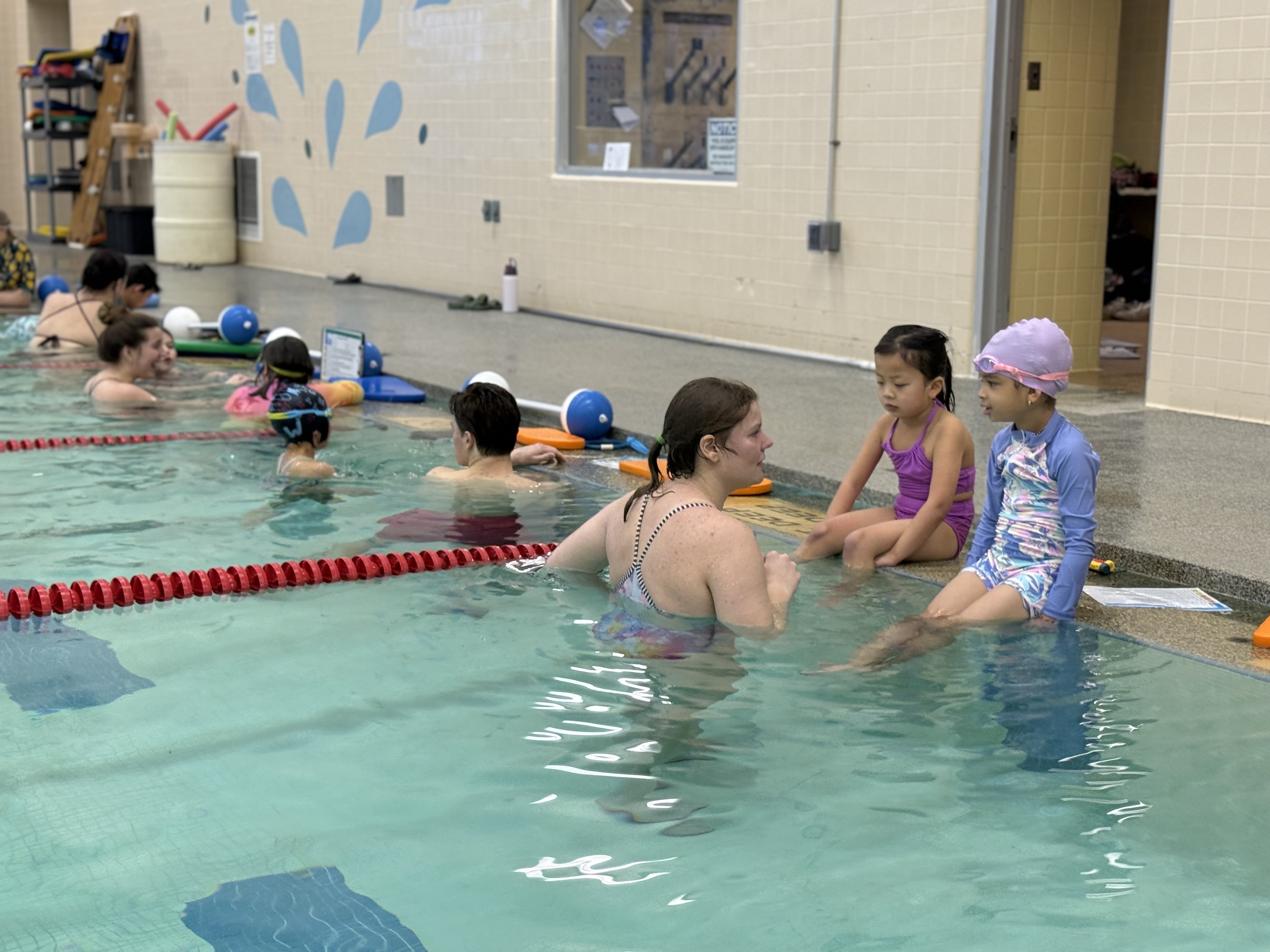Teaching swimming