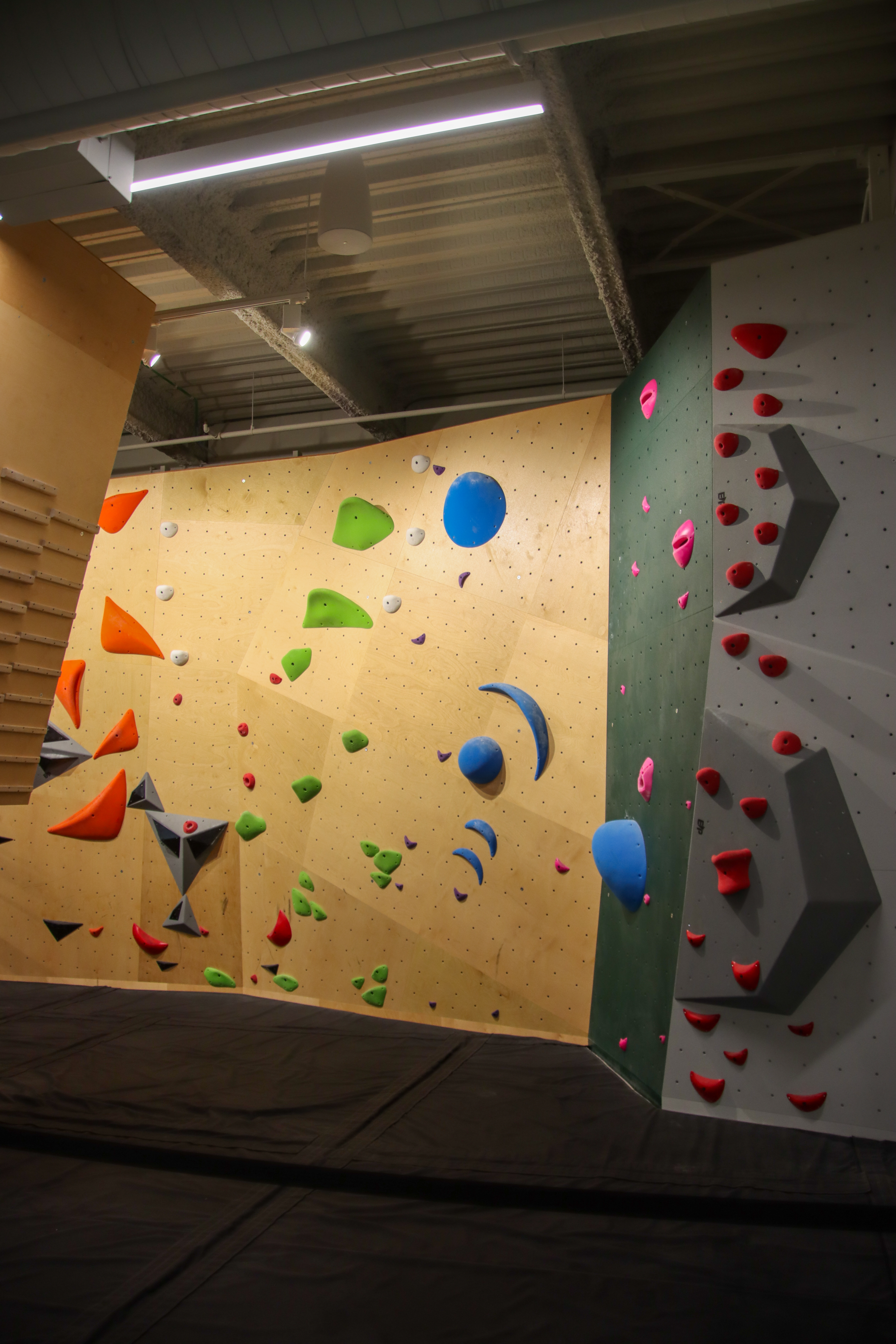 The Rock bouldering wall