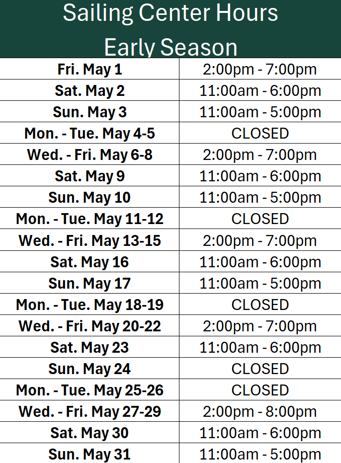 Sailing Hours