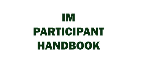 IM Handbook