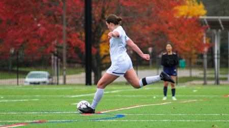 Women's Soccer action shot